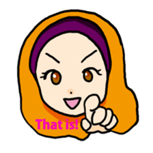 Floral girls sticker #3151190