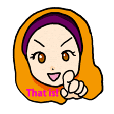 Floral girls sticker #3151190