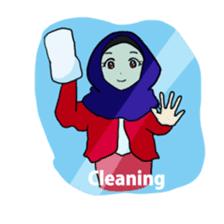 Floral girls sticker #3151191