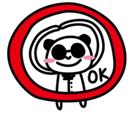 sunglasses Pandakun sticker #3151482