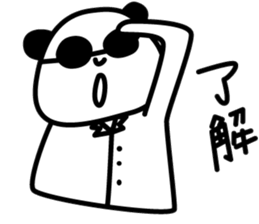 sunglasses Pandakun sticker #3151487