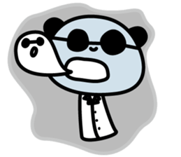 sunglasses Pandakun sticker #3151490
