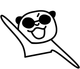 sunglasses Pandakun sticker #3151495