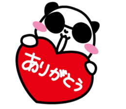 sunglasses Pandakun sticker #3151499