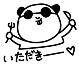 sunglasses Pandakun sticker #3151502