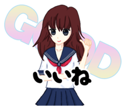 Daily life of the girl who is in love. 2 sticker #3151790