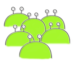 Mr&Ms goggle-eyes sticker #3152249