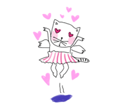 Pleasant life of a pretty cat! sticker #3152498