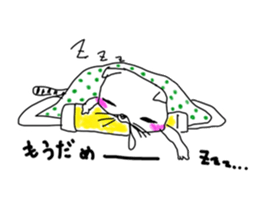 Pleasant life of a pretty cat! sticker #3152504