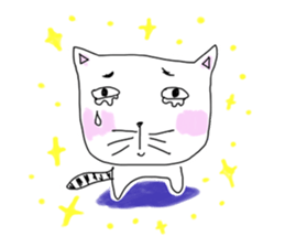 Pleasant life of a pretty cat! sticker #3152512