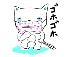 Pleasant life of a pretty cat! sticker #3152515