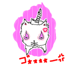 Pleasant life of a pretty cat! sticker #3152516