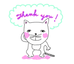 Pleasant life of a pretty cat! sticker #3152520