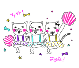 Pleasant life of a pretty cat! sticker #3152521