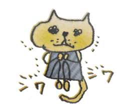 Cat-onomatopee sticker #3153089