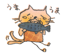 Cat-onomatopee sticker #3153101