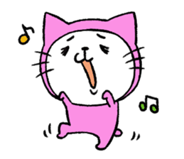 Tights cat sticker #3153061