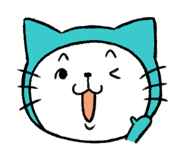 Tights cat sticker #3153074