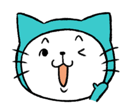 Tights cat sticker #3153074