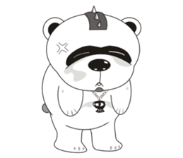 Funny Moro P Bear sticker #3154190