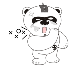 Funny Moro P Bear sticker #3154191