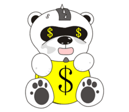 Funny Moro P Bear sticker #3154195