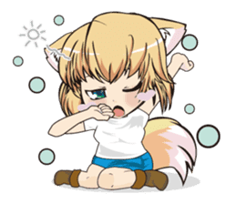 a fox "Konchan"Ver.2(No Word Ver) sticker #3155216