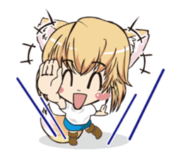 a fox "Konchan"Ver.2(No Word Ver) sticker #3155217