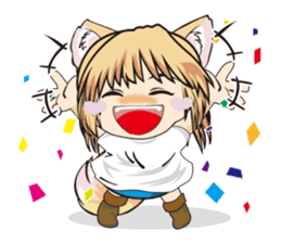 a fox "Konchan"Ver.2(No Word Ver) sticker #3155218