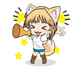 a fox "Konchan"Ver.2(No Word Ver) sticker #3155230