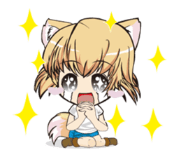 a fox "Konchan"Ver.2(No Word Ver) sticker #3155231