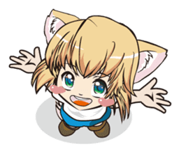 a fox "Konchan"Ver.2(No Word Ver) sticker #3155238
