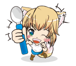 a fox "Konchan"Ver.2(No Word Ver) sticker #3155241