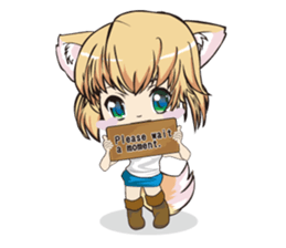a fox "Konchan"Ver.2(No Word Ver) sticker #3155242