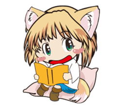 a fox "Konchan"Ver.2(No Word Ver) sticker #3155244