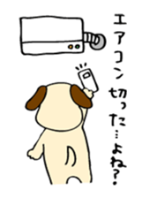 Dog sticker for a forgetful person sticker #3155669