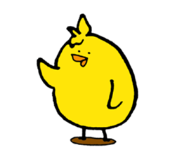 rabbit with bird sticker #3156286