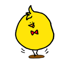 rabbit with bird sticker #3156309