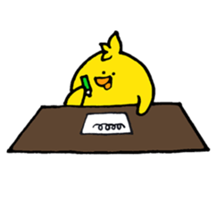 rabbit with bird sticker #3156311