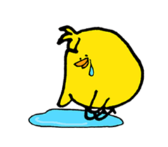 rabbit with bird sticker #3156317