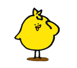 rabbit with bird sticker #3156319