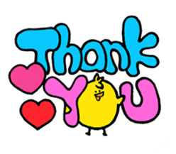 rabbit with bird sticker #3156321