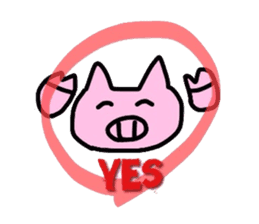 Funny Piggy sticker #3156404