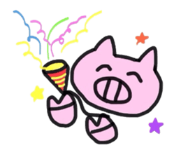 Funny Piggy sticker #3156431