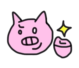 Funny Piggy sticker #3156432