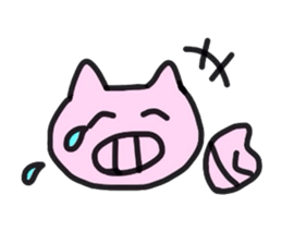 Funny Piggy sticker #3156438