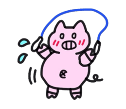 Funny Piggy sticker #3156439