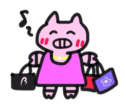 Funny Piggy sticker #3156442