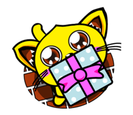 Cute "the world of cat Marron", sticker #3156675