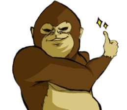 gorillas sticker sticker #3156686